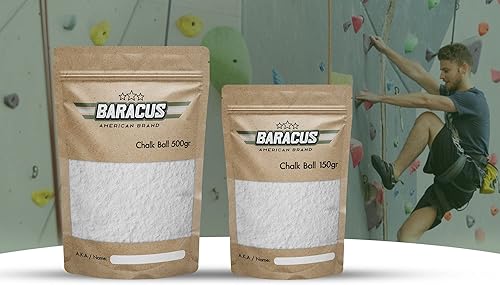 Miniatura 7 de BARACUS Chalk Bag - Premium Gym Chalk for Climbing & Lifting Chalk, Gymnastics, Weightlifting, Crossfit, Pool Dance, Training and Improve Your Hand