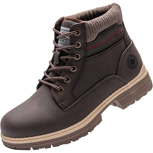 ANJOUFEMME Womens Hiking Snow Winter Boots