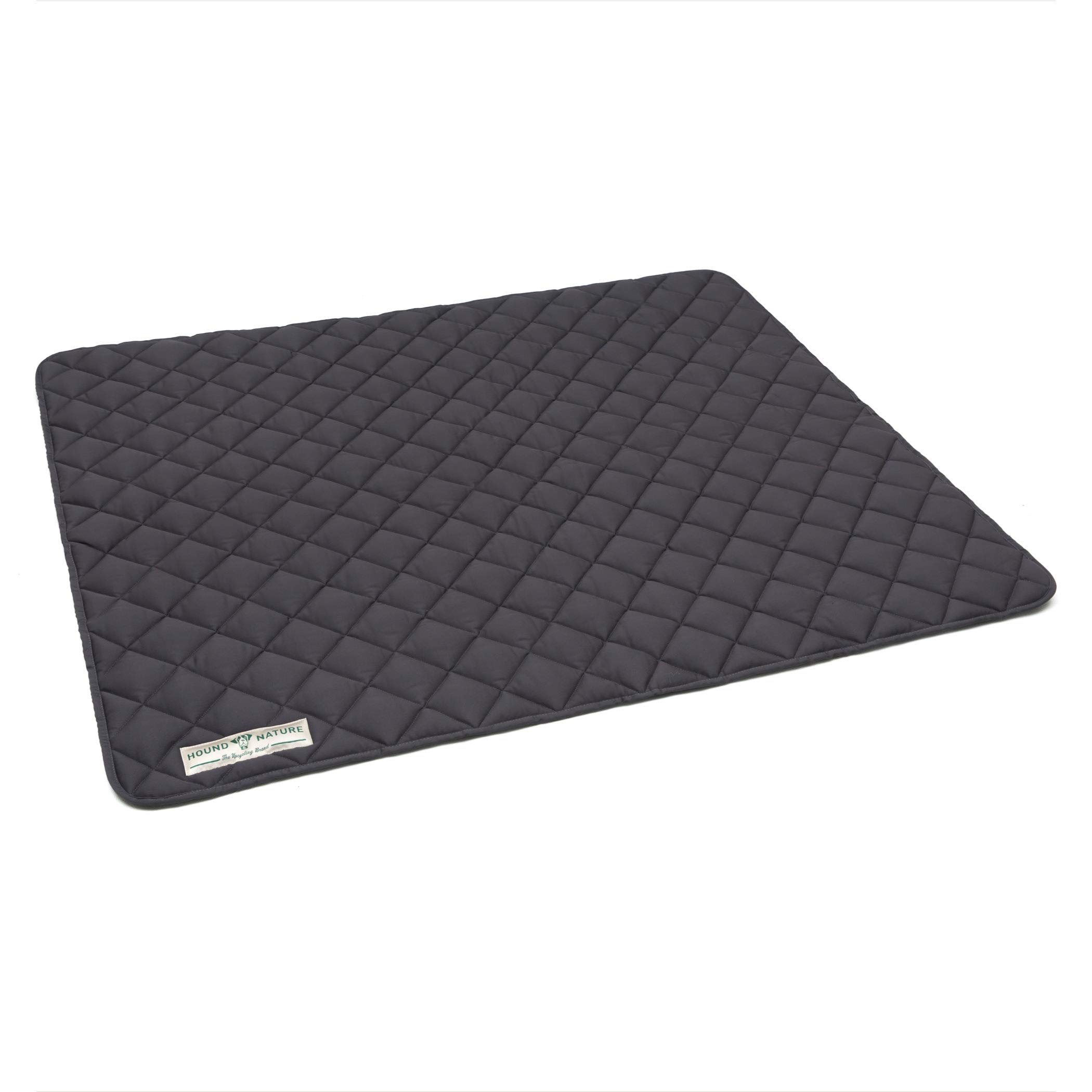 Hound & Nature Davos Manta ecológica para perros, suave, lavable, manta térmica acolchada, higiénica, resistente y sostenible (XL – 120 x 100 cm, gris)