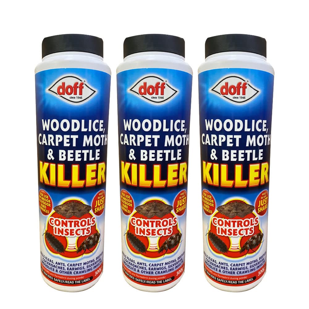 Woodlice Carpet Moth Beetle Killer Woodlice Killer and Treatment Kit