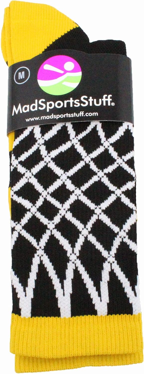 MadSportsStuff Elite Basketball Socks with Net Crew length - made in the USA - Image 3