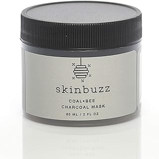 Sponsored Ad - Skin Buzz Coal•Bee Teen Acne Safe Organic Charcoal and Bentonite Clay Rinse Off Clarifying Face Mask