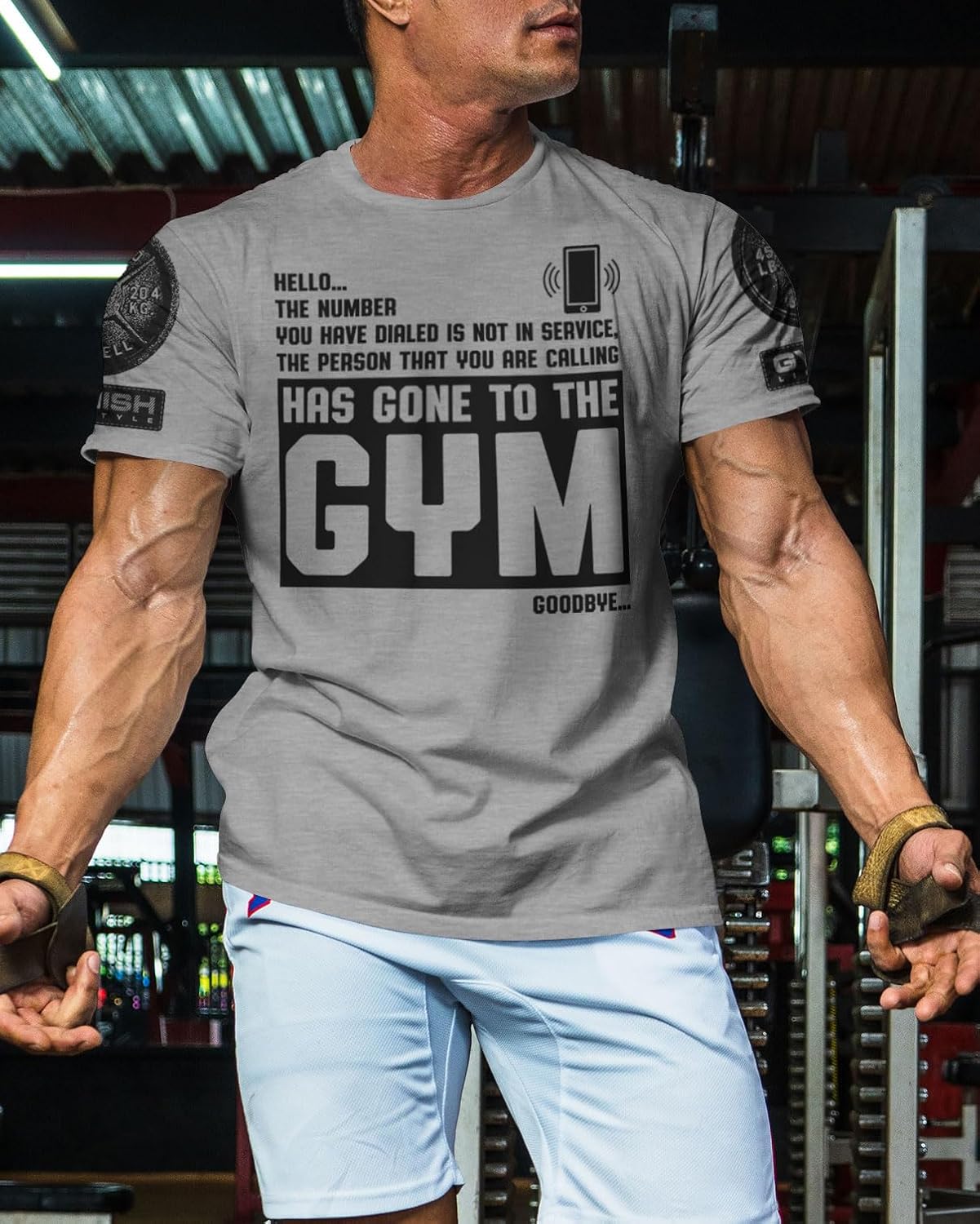 Person Has Gone to The Workout Motivation Thing Gym Shirt for Men