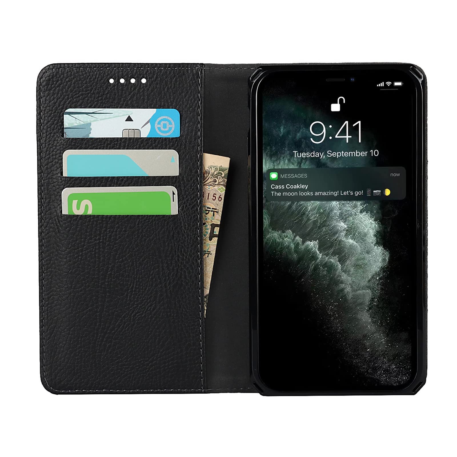 ZCDAYE Custodia a portafoglio per iPhone 11, Premium, chiusura