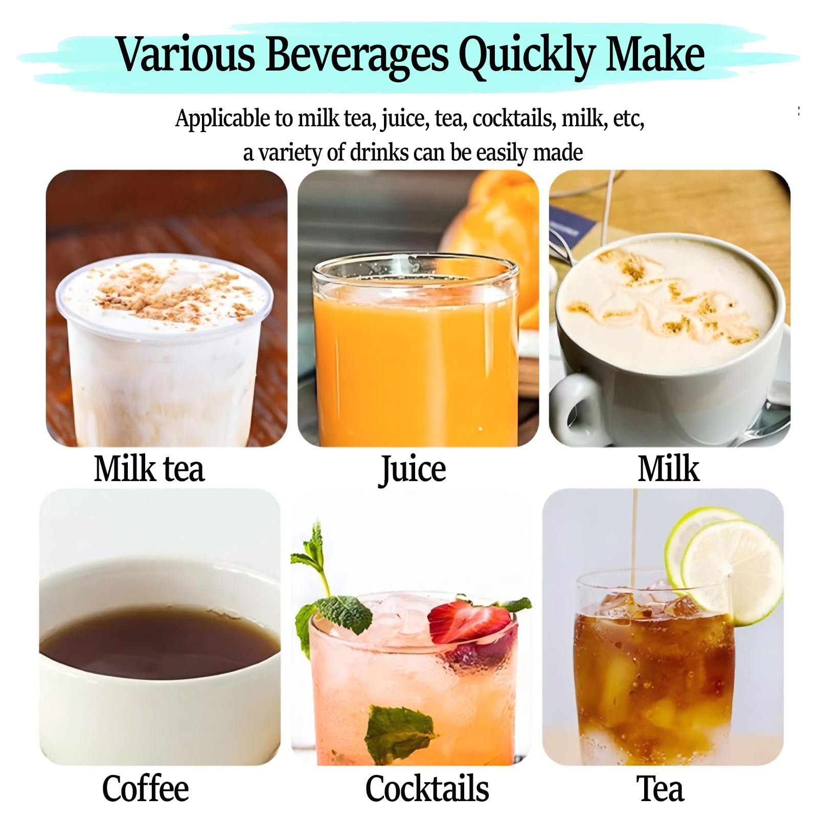 Automatyczna WytrząSarka Do Butelek Z Herbatą Mleczną, WytrząSarka Do Bubble Tea, Spieniacz Do Mleka Ze Stali Nierdzewnej, WytrząSarka Do Herbaty Mlecznej Ze Stali Nierdzewnej