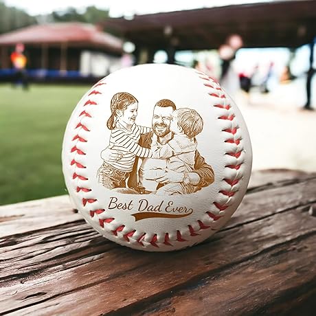 Personalized Picture Perfect Baseball Gifts for Dad