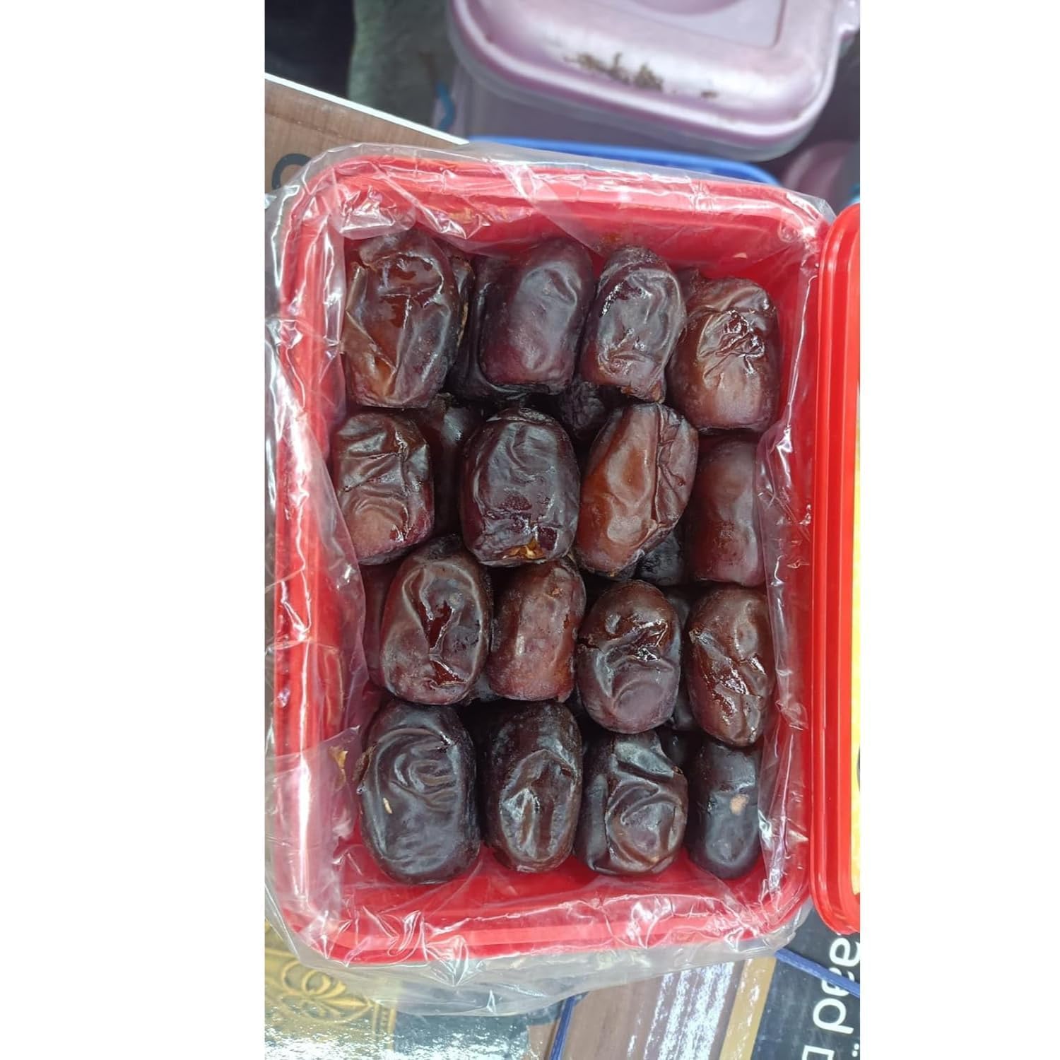 SAI SUNAINA Premium Kimia Dates (Khajur) | Soft & Juicy Black Dates | Ready to Eat Khajoor | Natural Dry Fruit Snack for Everyday Enjoyment | 500g (Pack of 2) 3