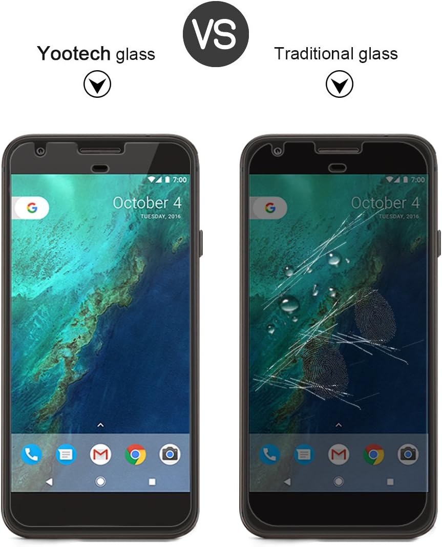Yootech 2.5D 9H Hardness Anti-Scratch Google Pixel XL Tempered Glass Screen Protector for Google Pixel XL [5.5"]