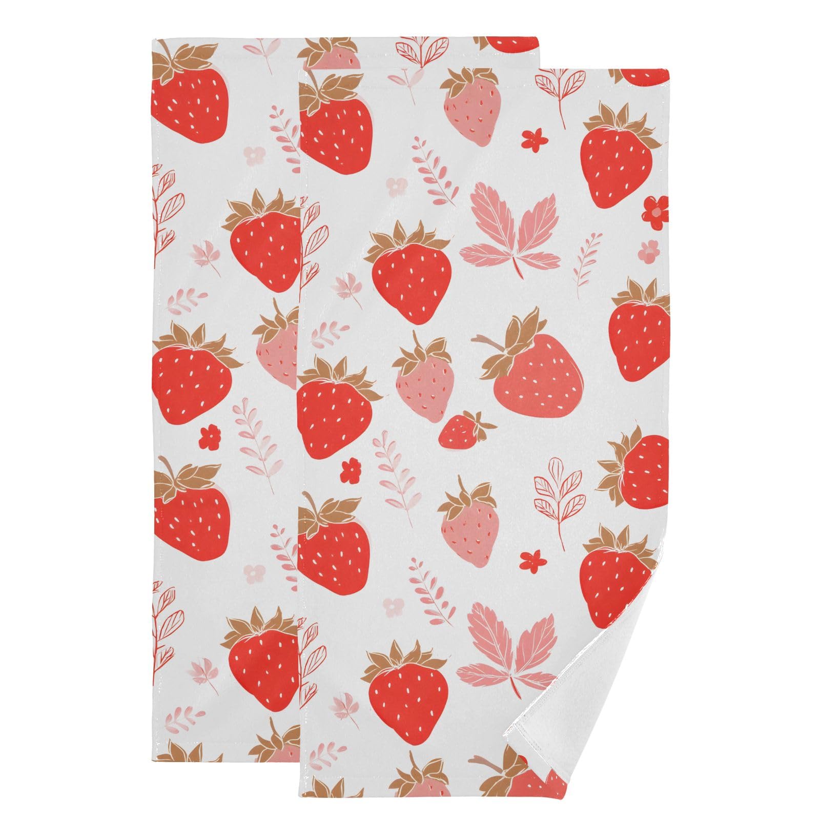 Toallas de mano de fresa absorbentes que eliminan la humedad al instante sin raspar la piel