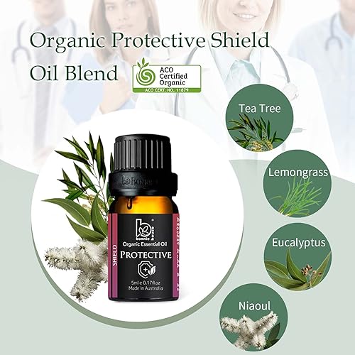 Miniatura 8 de Aceite esencial de árbol de té orgánico y juego de regalo de defensa durante todo el día por B BONNIE HOUSE