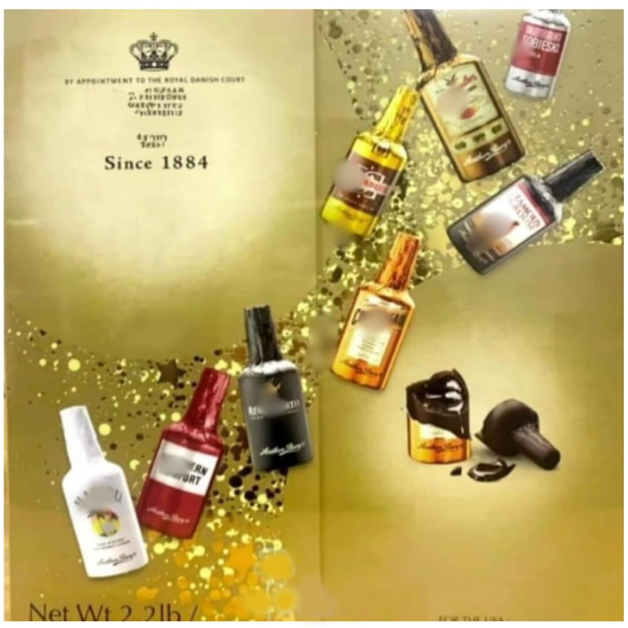 Anthon Dark Chocolates Golden Jubilee Selection Gift, 64 Count, Great for Holidays, Christmas Special, Valentines Day and Birthday Chocolate Gifts