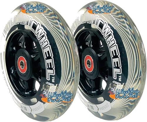 Ruedas giratorias iluminadas en tamaño de 3", 4", 5" y 6" con cubo de 1" y rodamientos de 516" (6" x 1 14")