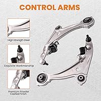 Vista 2 de maXpeedingrods Brazos de control inferiores delanteros para Nissan Altima 2007-2012, Coupe 2013, K620195 K620196 con ensamblaje de rótula