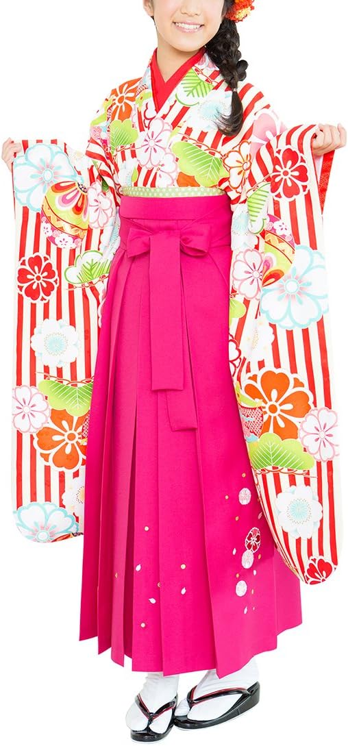 無地振袖 赤黒グラデ 成人式帯新品ヴィンテージ8点セットVintageBR30