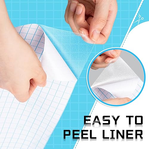 Miniatura 5 de 6 rollos de cubierta autoadhesiva mate para libros, revestimiento protector transparente para libros, hojas adhesivas transparentes para libros de