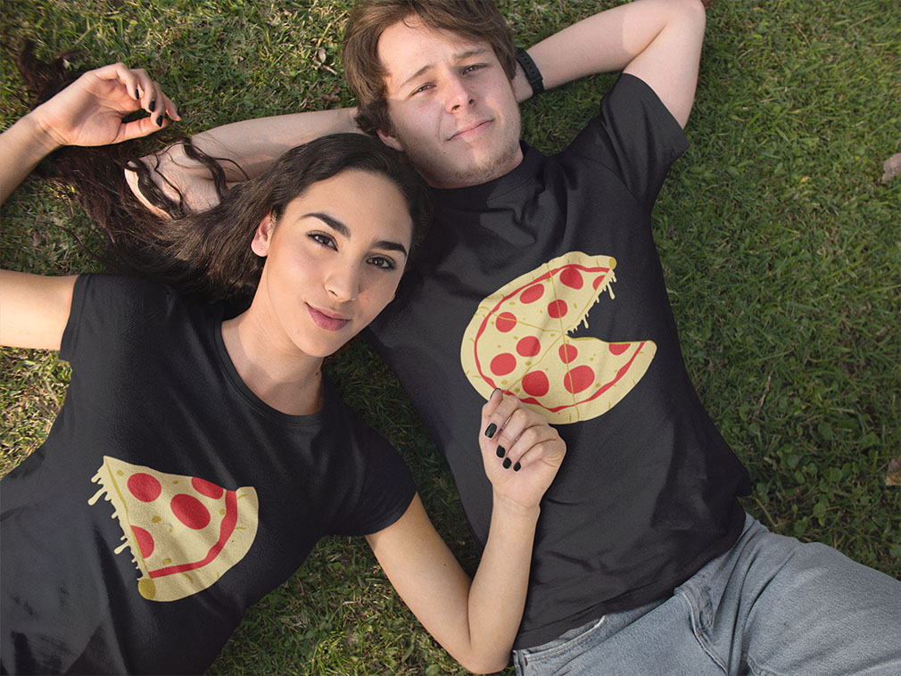 LIURA BURNING FLAIR VIPパス・ブロマイド・Tシャツセット Amazon.com: Tstars Pizza Couple Shirts - The Missing Piece