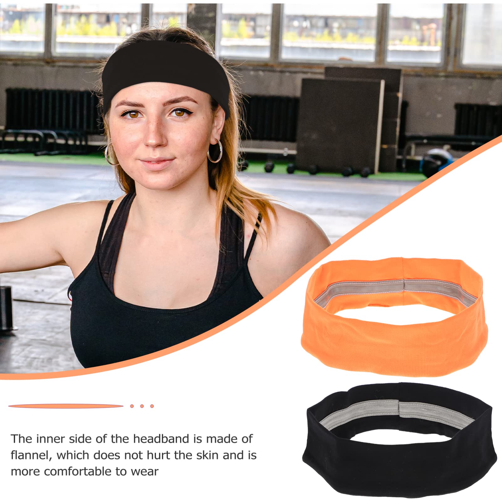 GALPADA 4 Pièces Bandeau de Bandeaux pour Hommes Bandeau pour Bandeau de Bandeau de Course Bandeaux