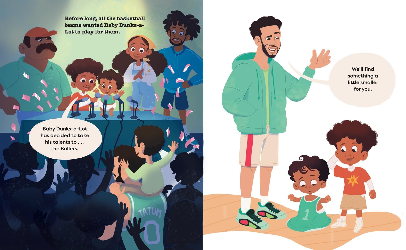 Baby Dunks-A-Lot: A Picture Book