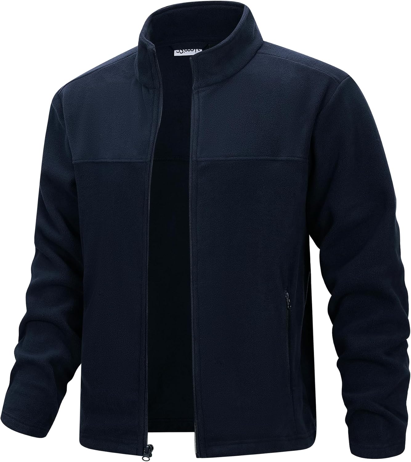 33,000ft Men's Full Zip Fleece Jacket Lightweight Warm Soft Polar Fleece Winter Jacket with Pockets for Casual Hiking Outdoor