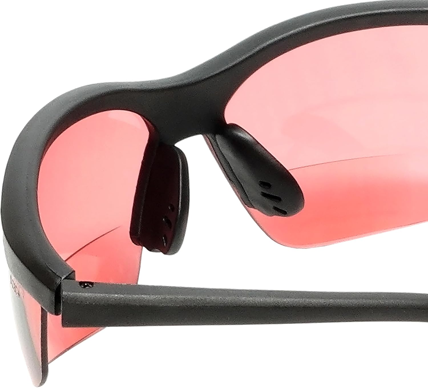 91348 Pink FL-41 Tinted BiFocal Reading Safety Glasses Fluorescent Blue Light Sensitivity Outdoor Indoor Photophobia - Image 4
