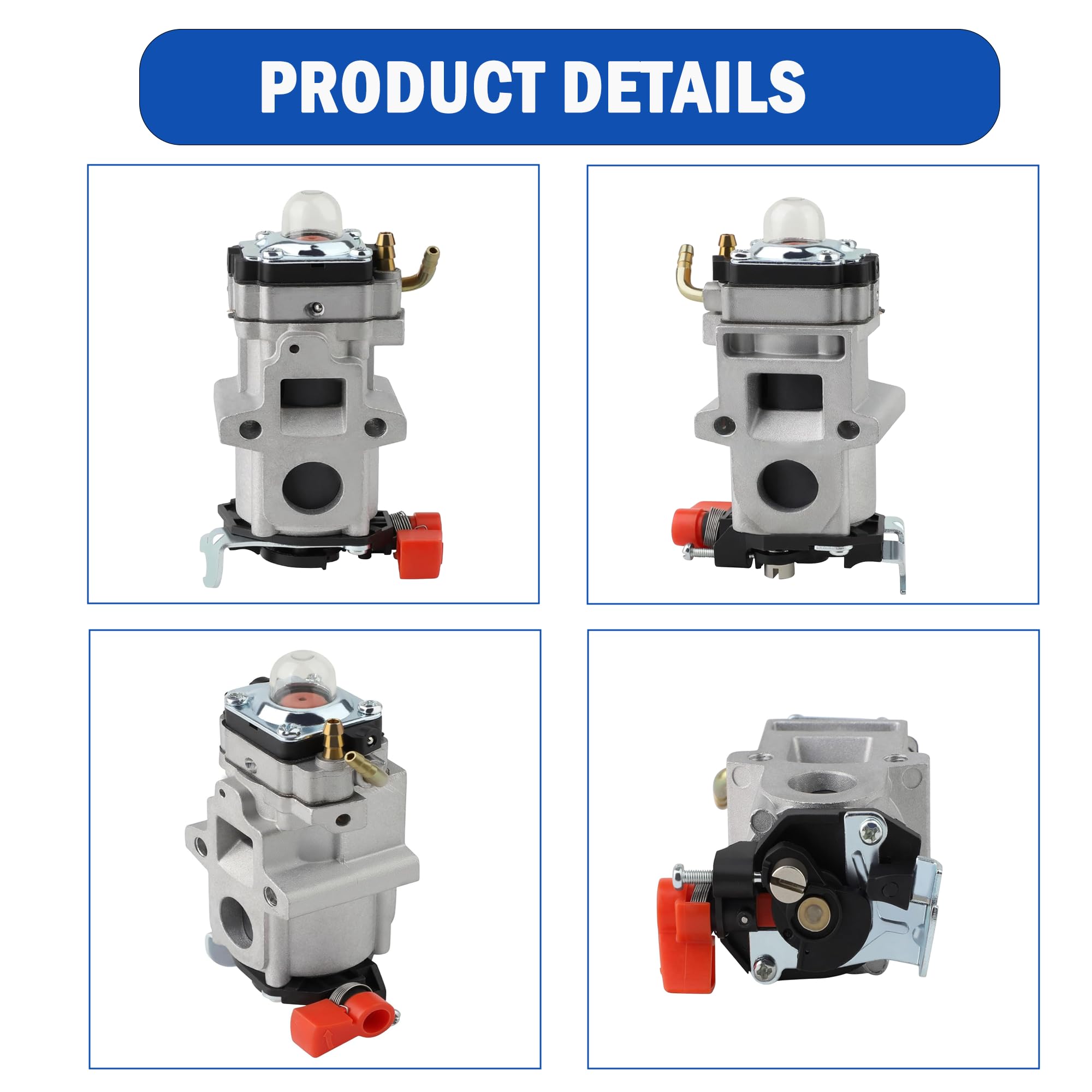 Carburatore per Echo PB-8010T PB-8010H PB-9010T PB-9010H Parti soffiatore zaino WYAB-1 Carburatore per Shindaiwa EB810RT EB810 EB910 EB910RT Soffiatore foglie con filtro aria PB8010