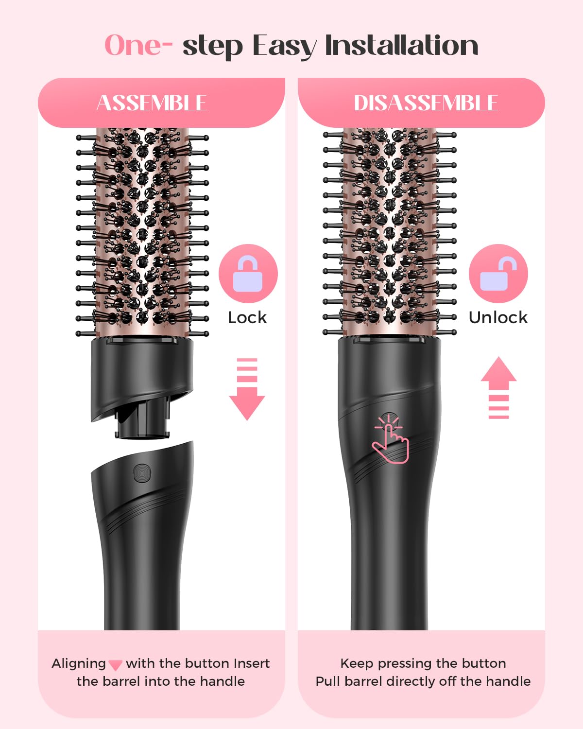 Lopeie 5-in-1 Curling Iron Set - Heat Styling -7 Lopeie 5-in-1 Curling Iron Set - Heat Styling -7