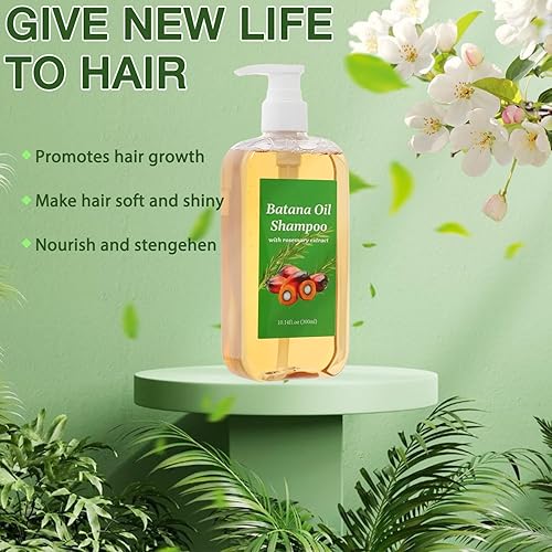 Miniatura 6 de Batana - Champú de aceite, romero y batana para crecimiento natural del cabello para adelgazar el cabello, pérdida de cabello orgánico para mujeres,