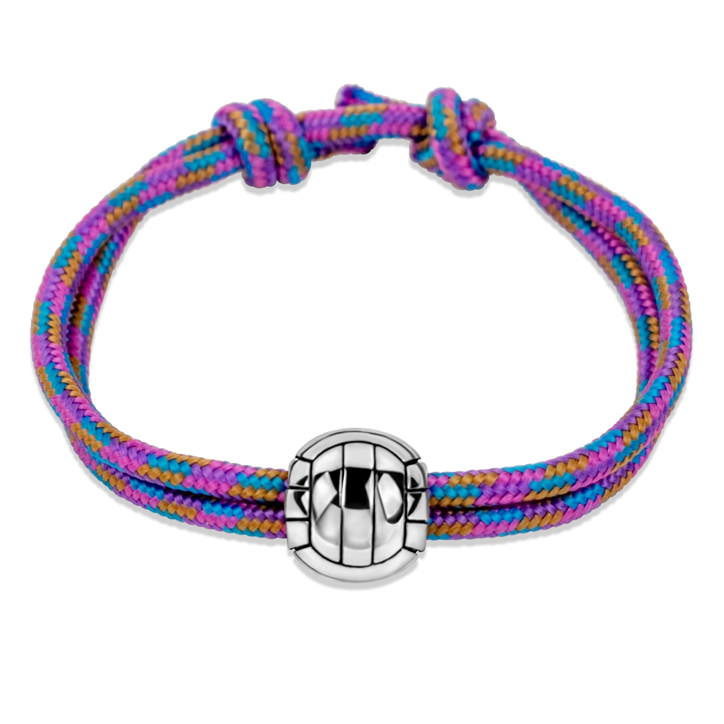 ERNESTINE - Bracelet Volleyball réglable acier inoxydable - Idée cadeau Volley homme femme adolescent - Bracelet Volleyball sport - Cadeau Homme Noël anniversaire fête des pères - bijoux sports enfant