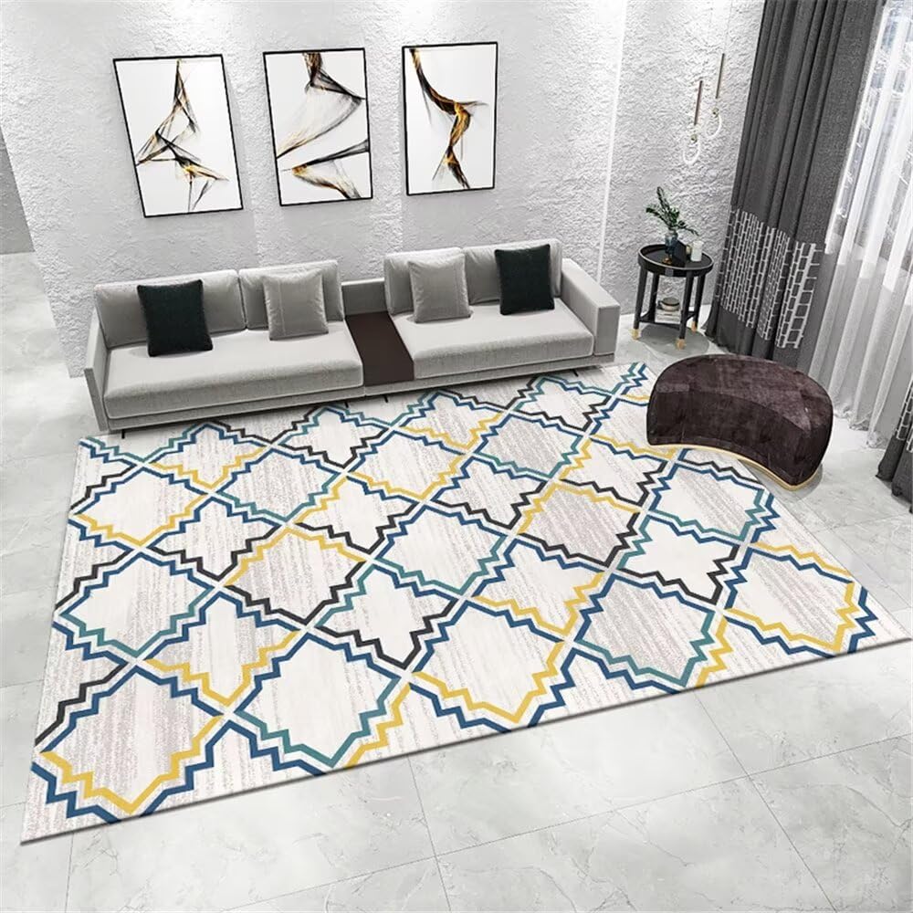 Tapis salle a manger 120x160 lavable idéal pour les familles actives