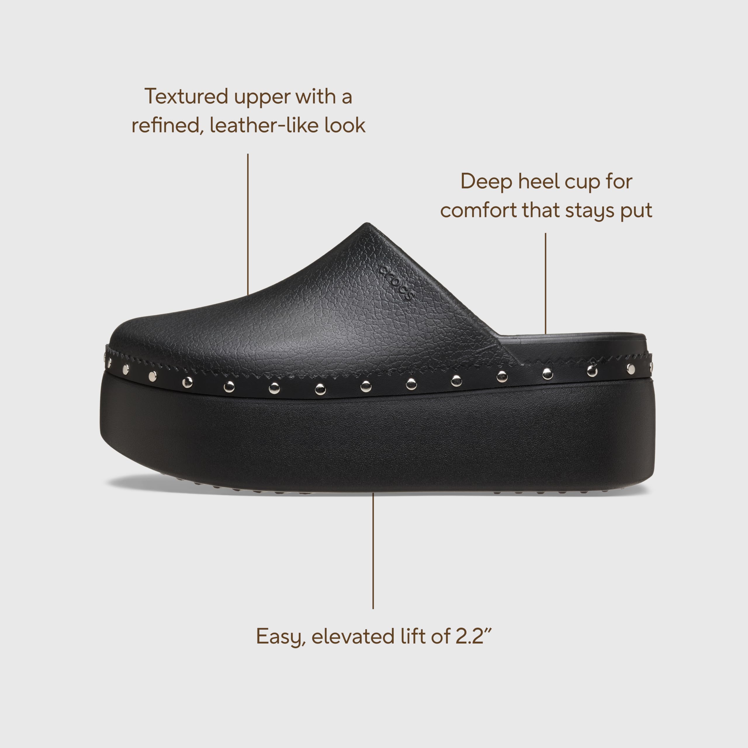 Crocs Dylan Platform Clog, Mule Platform Shoes for Women ZoccoliDonna