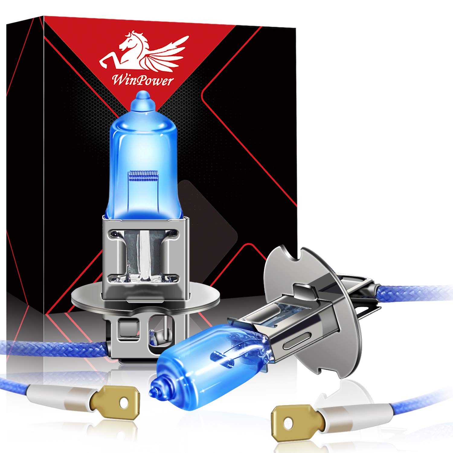 2Pcs auto auto H3 COB 10W lampada bianca Xenon della lampada di nebbia della eBa