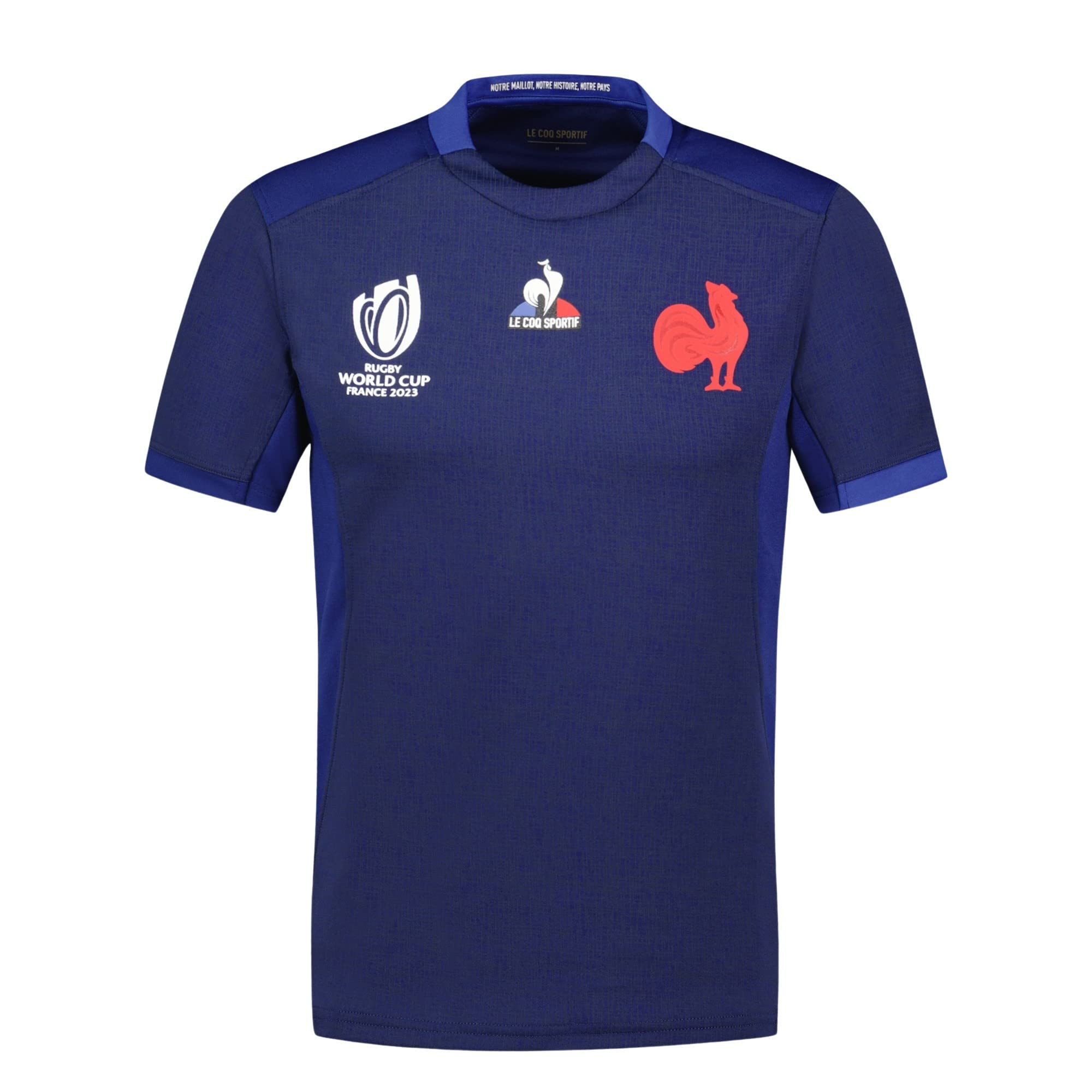 Le Coq Sportif Herren Ffr Xv Maillot Replica Ss Cdm M Pblue in Kurzarm Shirt
