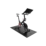 Cycleclub 30 x 76 Bike Mat Compatible with Peloton Bike, 6mm Thick, Under Exercise Bike Trainer Mat for Stationary indoor spin bike,Hardwood Floor Carpet