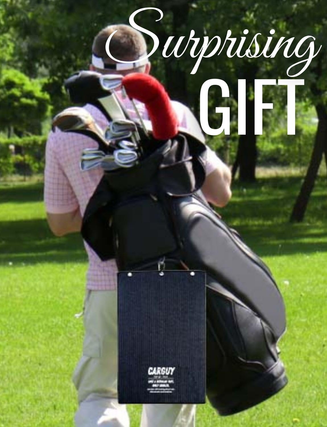 Car Guy Gifts, Gifts for Car Guys - 40 x 60cm Microfiber Golf Towel for Golf-Bags for Birthday, Christmas, Father's Day
