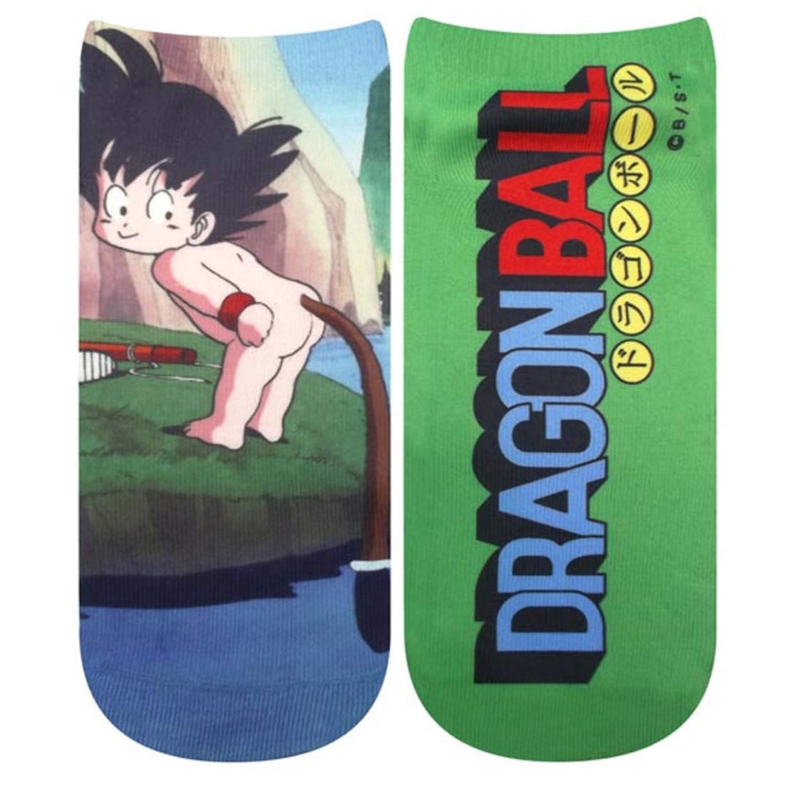 Amazon.co.jp: DRAGON BALL ドラゴンボール プリントソックス しっぽ