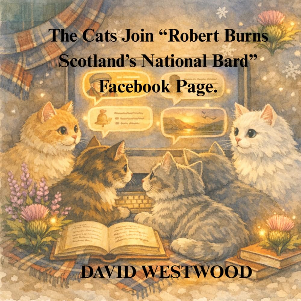 The Cats Join “Robert Burns Scotland’s National Bard” Facebook Page. (Robert Burns for children)