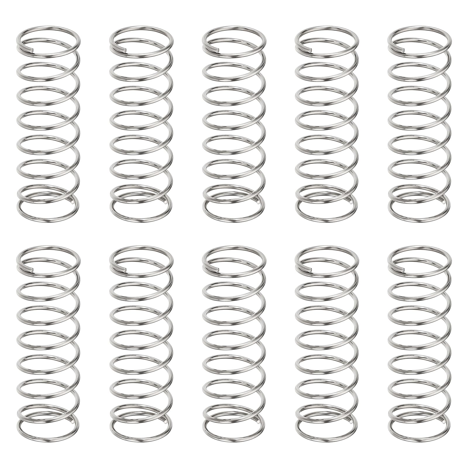 uxcell 10Pcs Compression Spring 0.8mm Wire Diameter x 10mm OD x 20mm Long — Amazon image 7