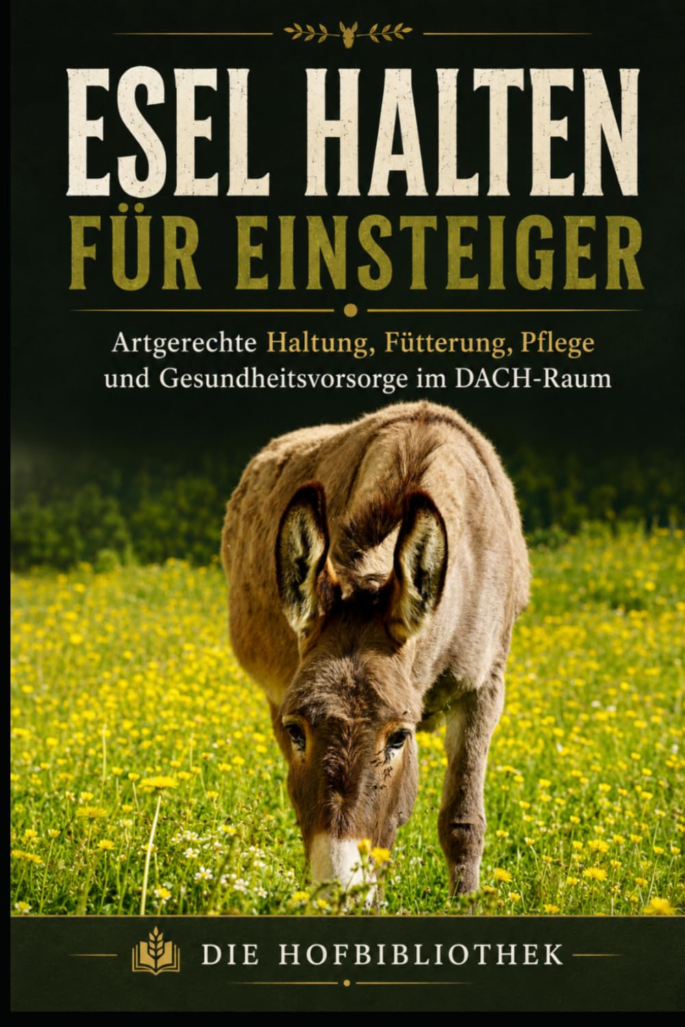 Esel halten für Einsteiger: Artgerechte Haltung, Stall, Weide, Fütterung, Hufpflege, Gesundheit und Kaufberatung