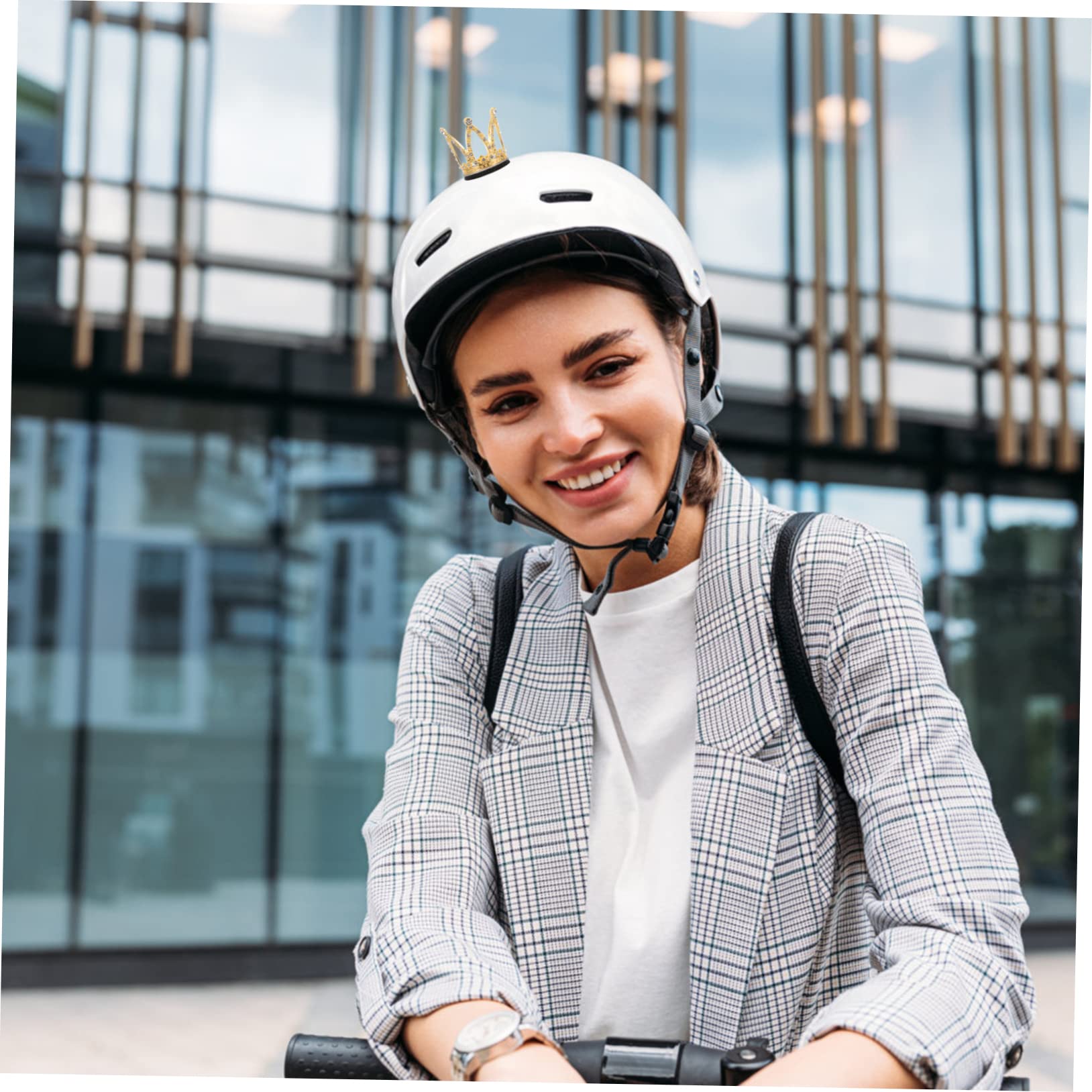 fahrradhelm mit krone iplusmile 5stücke Helm Dekoration Für Und Skihelme Leicht Strapazierfähig Einfach Zu Befestigen Stilvolles Accessoire Für Biker Einzigartiges Ultraleckere Muffin-Rezepte I Butaris vendor:Upway Größer:Medium 52-57 cm