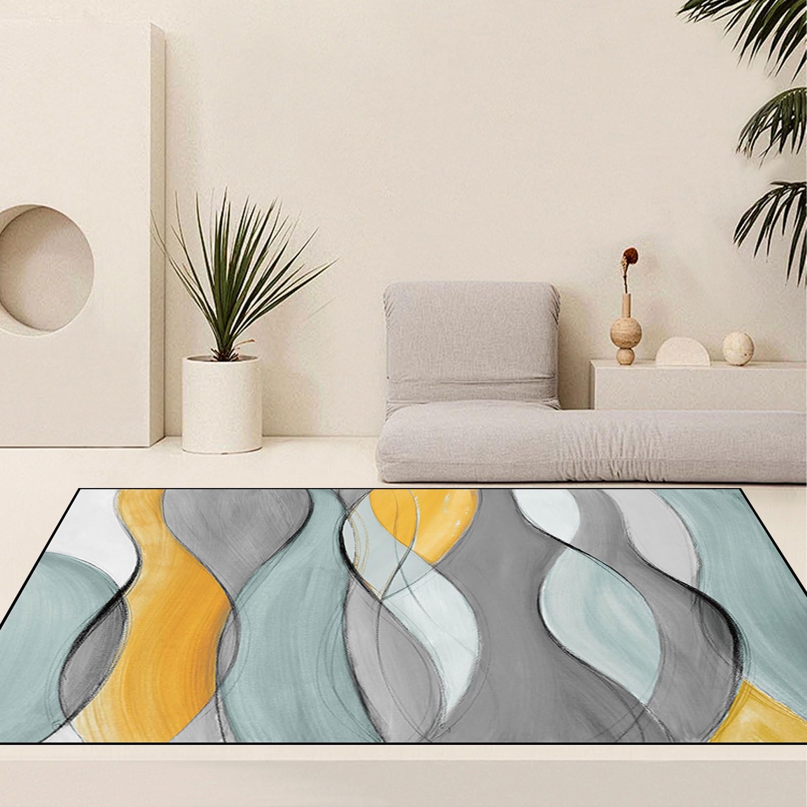 Dywanik Dywanowy 40 x 130 cm Gumowy Spód Dywaniki Wewnętrzne, Chodniki Do Przedpokoju Do Przedpokoju Kuchnia Przedpokój Pralnia, Zmywalny, B