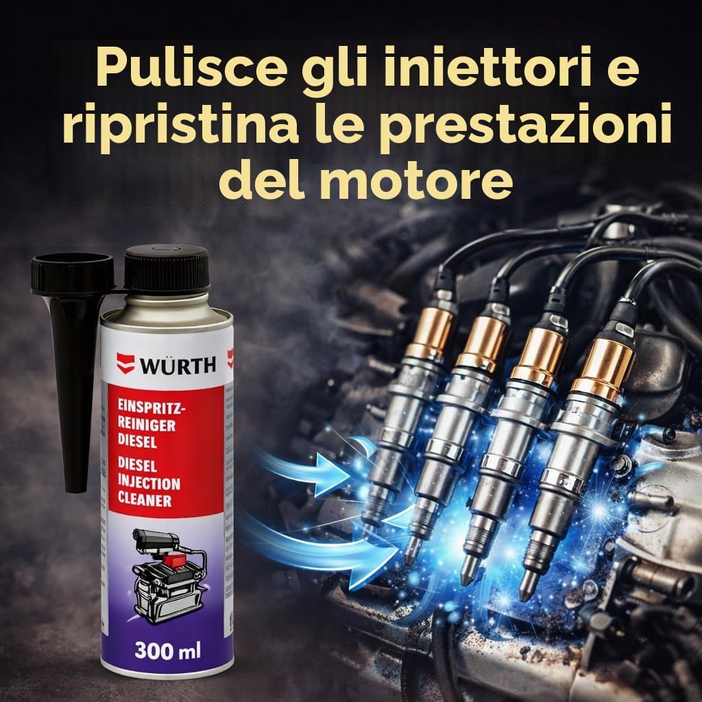 Wurth - Detergente iniettore Diesel 300 ml