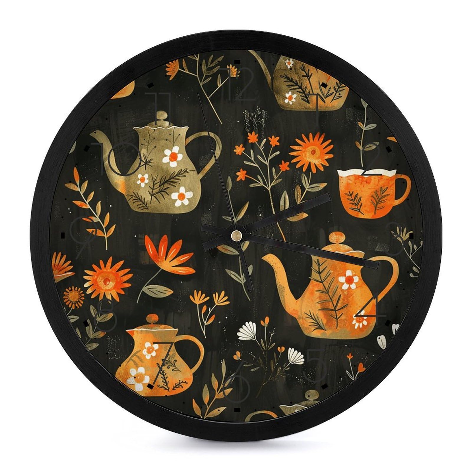 Horloge murale personnalisée décorative ronde idée cadeau maison créatif
