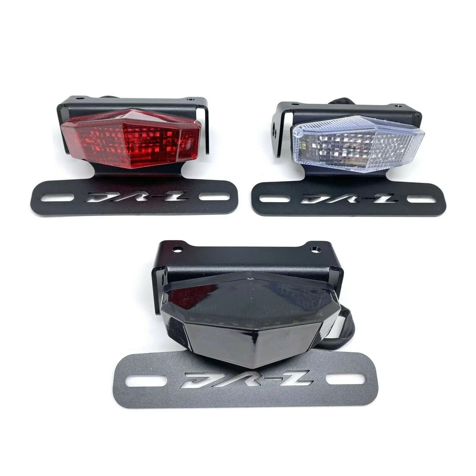 Generisch Motorrad Blinker sequential, Motorrad Modifizierte Teil Passend für Suzuki DRZ 400S 400E 400SM Schwanz Ordentlich Fender Eliminator Rahmen(Gold)