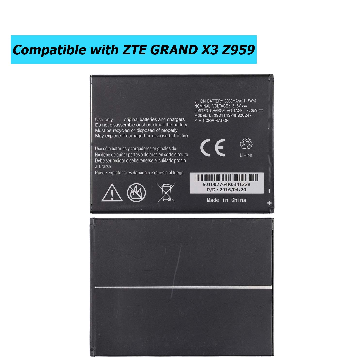 Amazon.com: E-YIIVIIL Li3831T43P4H826247 Replacement Battery