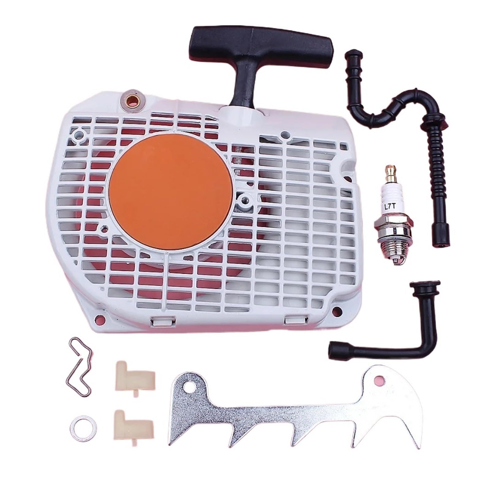 Arranque de Retroceso for 034 036 MS340 MS360, Garra de tala, línea de Combustible, bujía, Garra de trinquete, Kit de Garra de Motosierra, Pieza de Repuesto