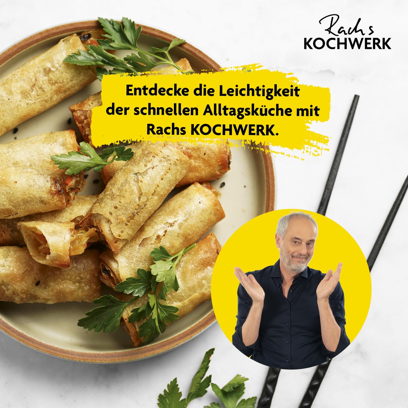 Rachs KOCHWERK frytkownica na gorące powietrze, z podwójną komorą, 7 l, cyfrowa frytkownica ze stali nierdzewnej z ekranem dotykowym, 10 programów i 2 komory 3,5 l, smażenie potraw bez oleju –