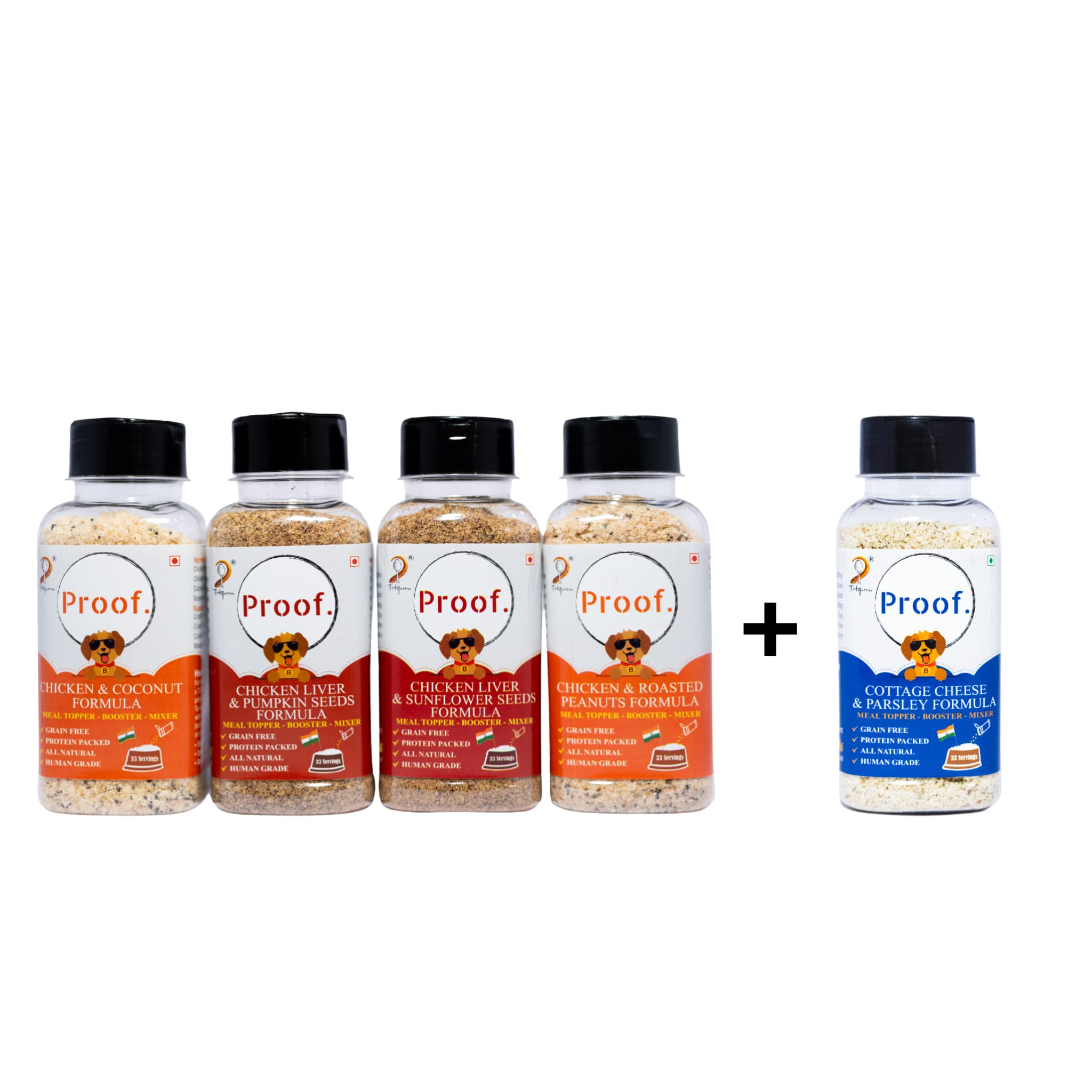 Petspoon Proof Meal Topper for Dogs and Cats Chicken All Variety Pack of 4 and Cottage Cheese & Parsley Formula Free 100 gm Each (B0BGJQ82GF) Amazon Price History, Amazon Price Tracker