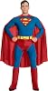 rubie's official dc comics superman deluxe costume adult superhero fancy dress