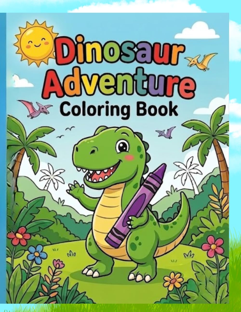 Dinosaur Adventure Coloring Book: Fun for Young Explorers