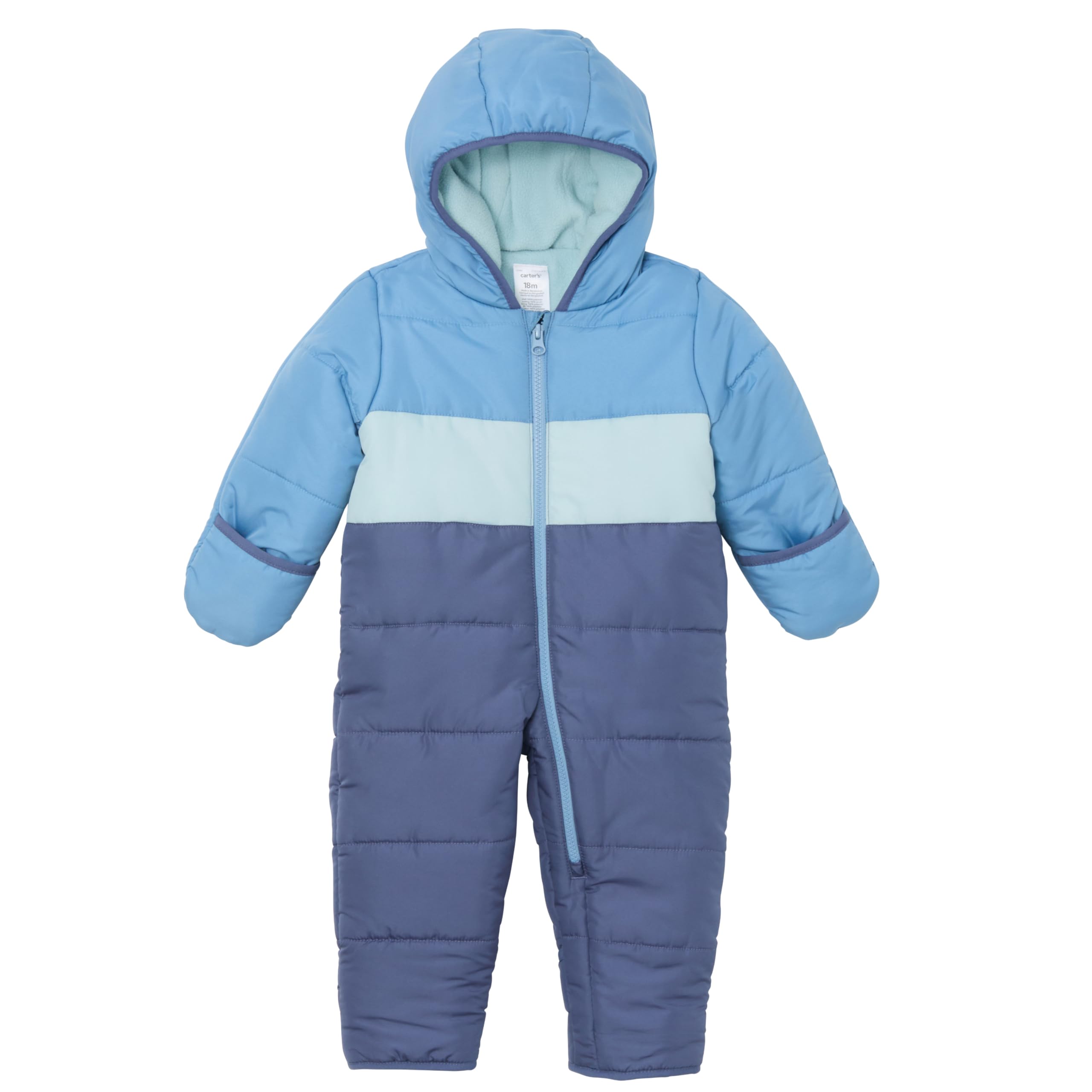 Carter's Unisex Insulated One-Piece Snowsuit Bunting Pram-image-2